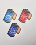 Pixel Art Vinyl Sticker Cinestill 800T