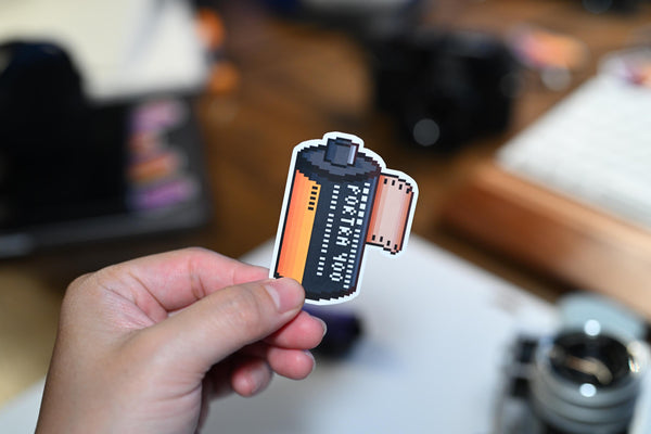 Pixel Art Vinyl Sticker Kodak Portra 400