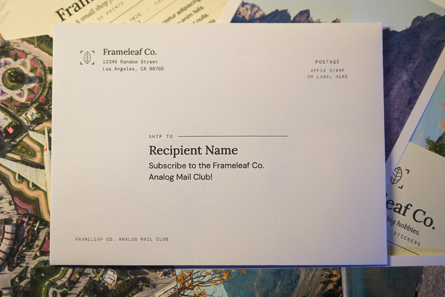 Frameleaf Co. Analog Mail Club