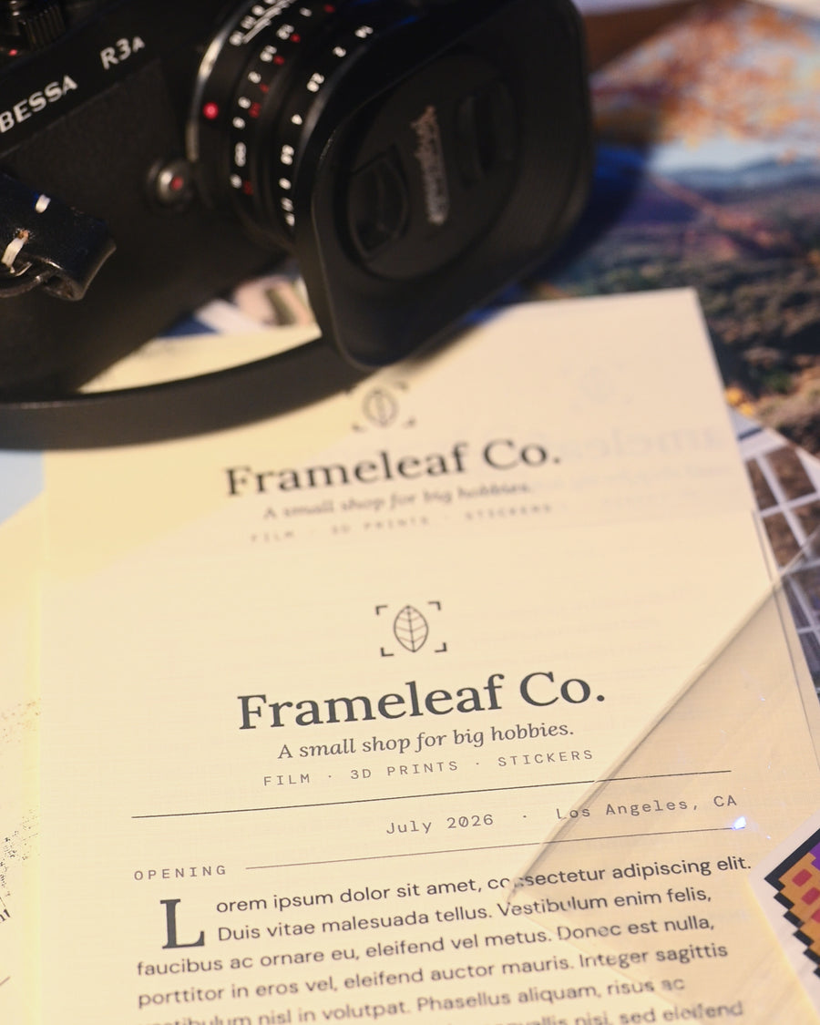 Frameleaf Co. Analog Mail Club